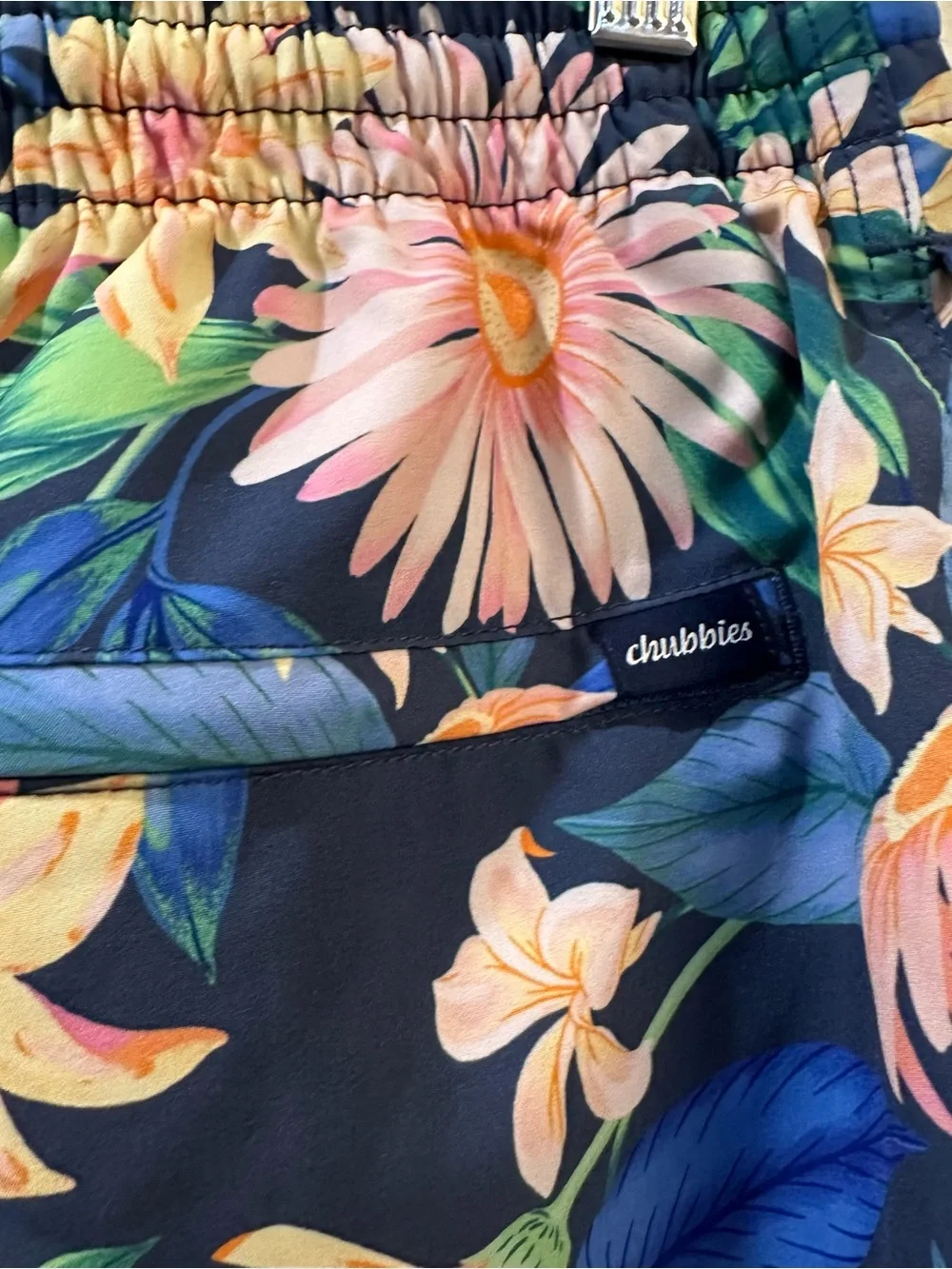 Chubbies Men's The Big Bloomers Classic Swim Drawstring Trunks 5.5” Size Large - Picture 8 of 9